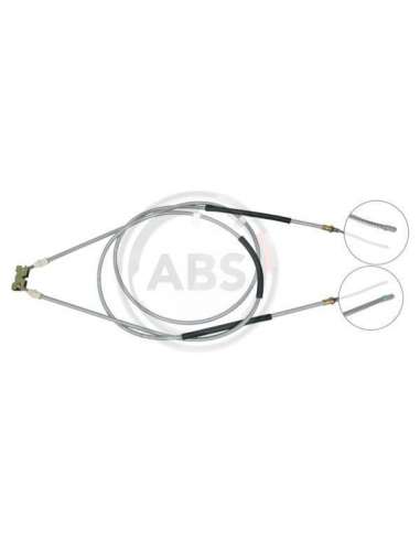 Cable de accionamiento, freno de estacionamiento Abs K11975 - CABLE FRENO FORD