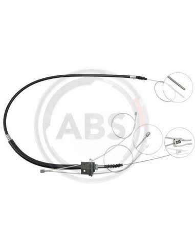 Cable de accionamiento, freno de estacionamiento Abs K11996 - CABLE FRENO NISSAN