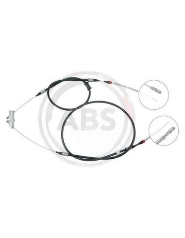 Cable de accionamiento, freno de estacionamiento Abs K12225 - CABLE FRENO DAEWOO