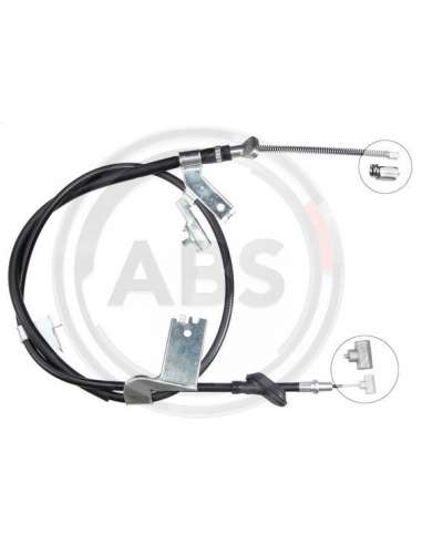 Cable de accionamiento, freno de estacionamiento Izq. Abs K13859 - CABLE FRENO OPEL/VAUXHALL/S