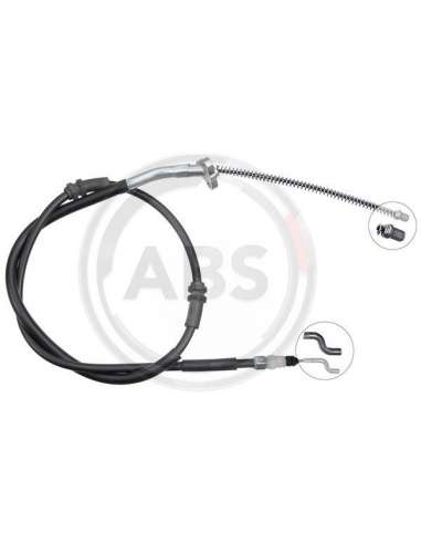 Cable de accionamiento, freno de estacionamiento Der. Abs K13871 - CABLE FRENO VOLKSWAGEN