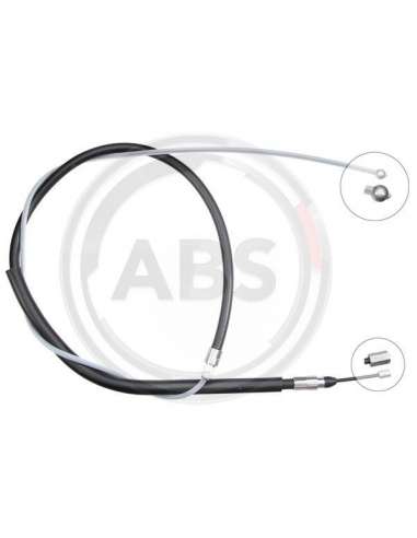 Cable de accionamiento, freno de estacionamiento Der. Abs K13873 - CABLE FRENO BMW