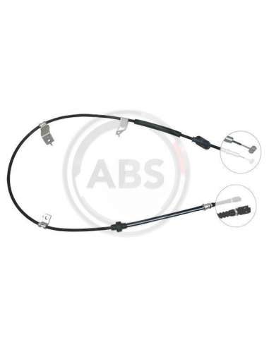 Cable de accionamiento, freno de estacionamiento Izq. Abs K13877 - CABLE FRENO HONDA