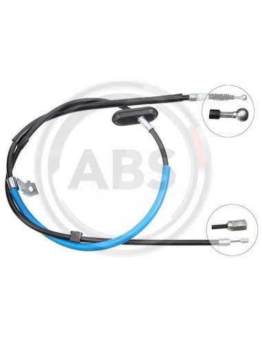 Cable de accionamiento, freno de estacionamiento Izq. Abs K13882 - CABLE FRENO CHEVROLET
