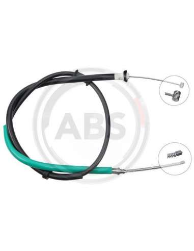 Cable de accionamiento, freno de estacionamiento Izq. Abs K13892 - CABLE FRENO CHRYSLER/LANCIA