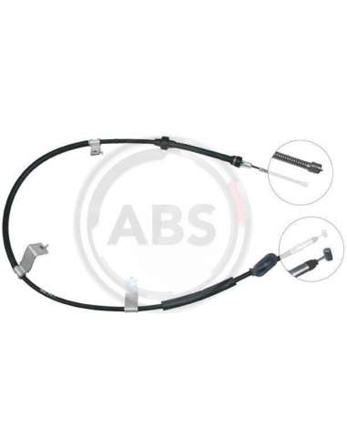 Cable de accionamiento, freno de estacionamiento Der. Abs K13898 - CABLE FRENO HONDA