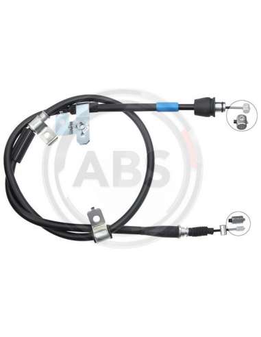 Cable de accionamiento, freno de estacionamiento Izq. Abs K13899 - CABLE FRENO HYUNDAI