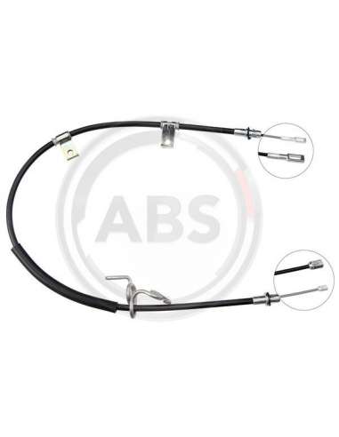 Cable de accionamiento, freno de estacionamiento Izq. Abs K13909 - CABLE FRENO FIAT/DODGE