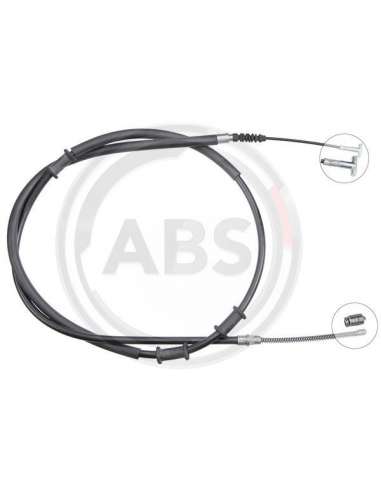 Cable de accionamiento, freno de estacionamiento Der. Abs K13932 - CABLE FRENO FIAT