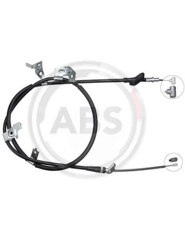 Cable de accionamiento, freno de estacionamiento Der. Abs K13934 - CABLE FRENO SUZUKI/FIAT