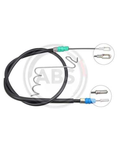 Cable de accionamiento, freno de estacionamiento Der. Abs K13943 - CABLE FRENO FORD