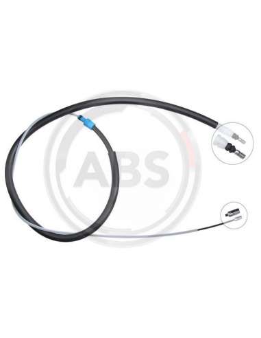 Cable de accionamiento, freno de estacionamiento Der. Abs K13959 - CABLE FRENO DS/CITROEN