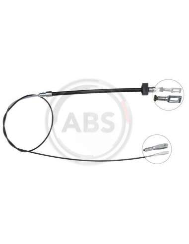 Cable de accionamiento, freno de estacionamiento Abs K13964 - CABLE FRENO MERCEDES