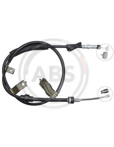 Cable de accionamiento, freno de estacionamiento Der. Abs K13978 - CABLE FRENO HONDA