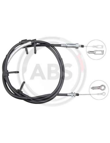 Cable de accionamiento, freno de estacionamiento Abs K13986 - CABLE FRENO FIAT/CITROEN/PE