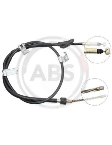 Cable de accionamiento, freno de estacionamiento Izq. Abs K14007 - CABLE FRENO HONDA