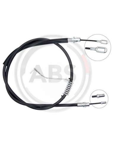 Cable de accionamiento, freno de estacionamiento Izq. Abs K14023 - CABLE FRENO FORD