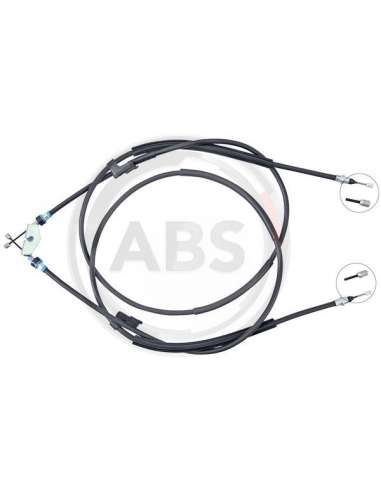 Cable de accionamiento, freno de estacionamiento Abs K14051 - CABLE FRENO VOLVO