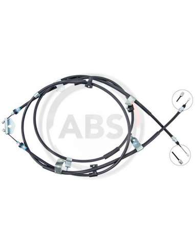 Cable de accionamiento, freno de estacionamiento Abs K14062 - CABLE FRENO FORD