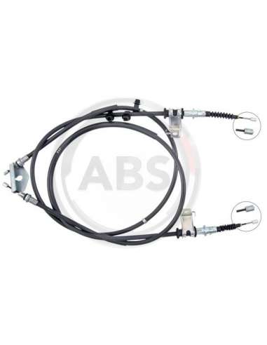 Cable de accionamiento, freno de estacionamiento Abs K14063 - CABLE FRENO FORD