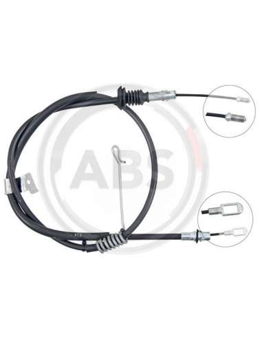 Cable de accionamiento, freno de estacionamiento Izq. Abs K14069 - CABLE FRENO FORD