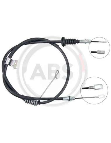 Cable de accionamiento, freno de estacionamiento Izq. Abs K14070 - CABLE FRENO FORD