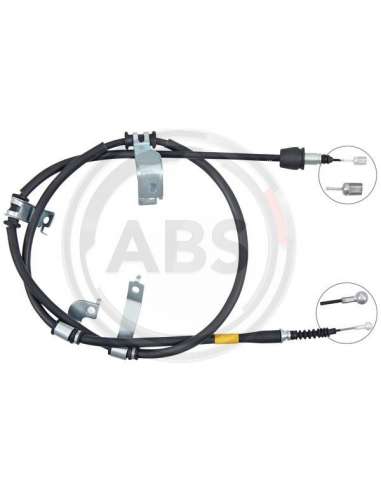 Cable de accionamiento, freno de estacionamiento Der. Abs K14074 - CABLE FRENO KIA/HYUNDAI