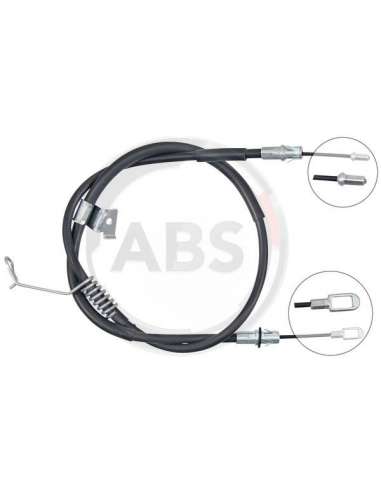 Cable de accionamiento, freno de estacionamiento Izq. Abs K14075 - CABLE FRENO FORD