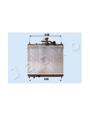 Radiador, refrigeración del motor Japko RDA283093 - JAPKO RADIADOR REFRI. MOT IPS Parts