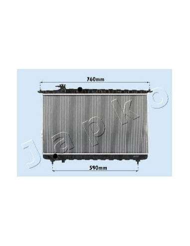 Radiador, refrigeración del motor Japko RDA283095 - JAPKO RADIADOR REFRI. MOT IPS Parts