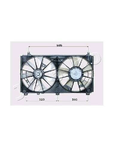 Ventilador, refrigeración del motor Japko VNT152503 - Fan, radiator BEHR HELLA SERVICE  PREMIUM LINE 