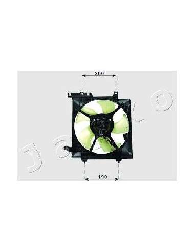 Ventilador, refrigeración del motor Japko VNT241010 - JAPKO VENTILADOR RADIADOR BEHR HELLA SERVICE  PREMIUM LINE 