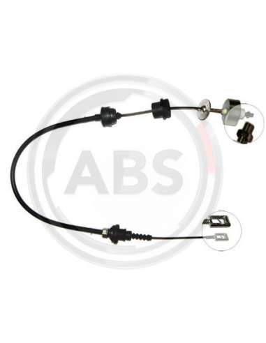 Cable de accionamiento, accionamiento del embrague Abs K25260 - CABLE EMBRAGUE CITROEN/FIAT/PE
