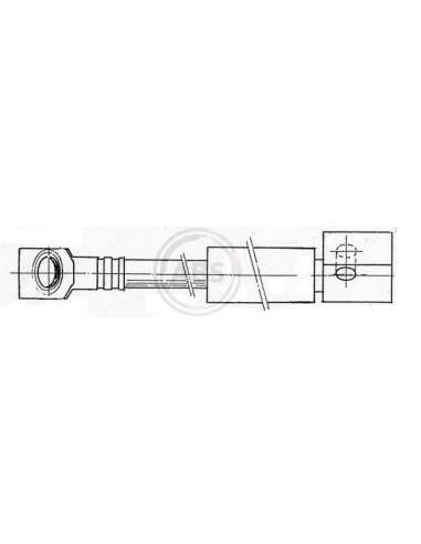 Tubo flexible de frenos Abs SL 3390 - TUBO DE FRENO OPEL/BEDFORD/VA