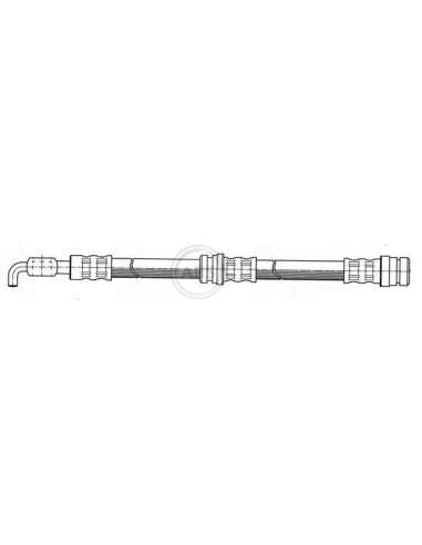 Tubo flexible de frenos Abs SL 3427 - TUBO DE FRENO MAZDA