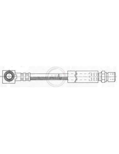 Tubo flexible de frenos Abs SL 3491 - TUBO DE FRENO OPEL