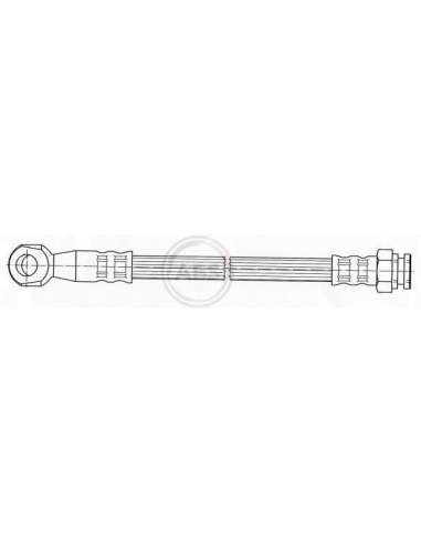 Tubo flexible de frenos Abs SL 3711 - TUBO DE FRENO SKODA