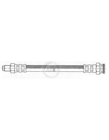 Tubo flexible de frenos Abs SL 3713 - TUBO DE FRENO SMART/FIAT/CITR