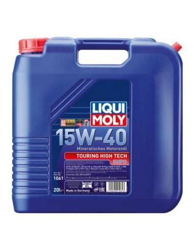 Aceite de motor Liqui Moly 1061 - LIQUI THT-SHPD-M.OIL 15W40 20L Touring High Tech SHPD-Motoröl 15W-40