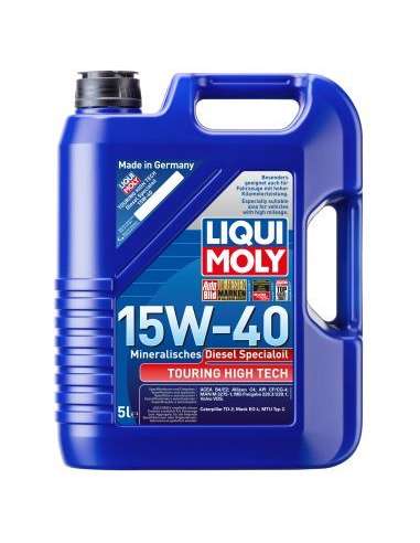 Liqui Moly 1073 - Aceite de motor Touring High Tech Diesel Specia­loil 15W-40 5L