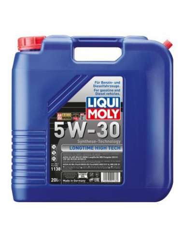 Liqui Moly 1138 - Aceite Longtime High Tech 5W-30 20L