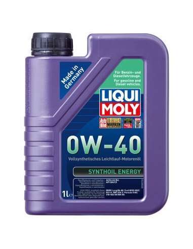 Aceite de motor Liqui Moly 1360 - SYNTHOIL ENERGY 0W40 1L Synthoil Energy 0W-40