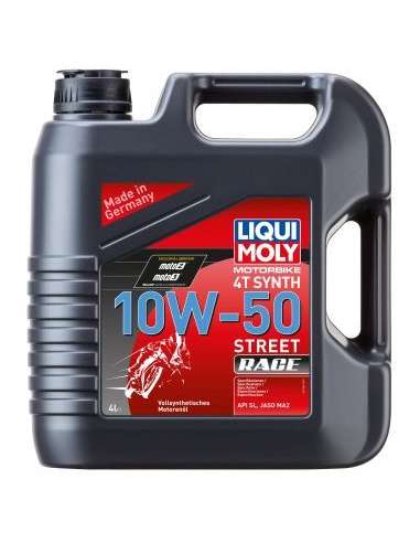 Liqui Moly 1686 - Motorbike 4T Synth 10W-50 Street Race 4L