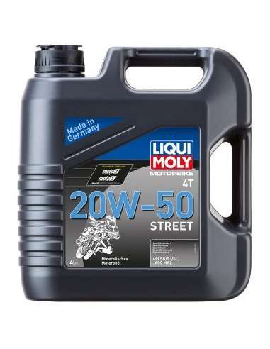 Liqui Moly 1696 - Aceite Motorbike 4T 20W-50 Street 4L