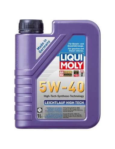 Aceite de motor Liqui Moly 3863 - LIQUI LEICHTLAUF HIGH TECH 5W4 Leichtlauf High Tech 5W-40