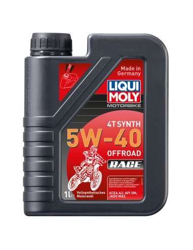 Aceite de motor Liqui Moly 3018 - LIQUI MOTORB.4T SYN.5W40 OFF.R Motorbike 4T Synth 5W-40 Offroad Race