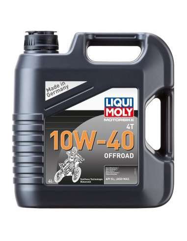 Aceite de motor Liqui Moly 3056 - LIQUI MOTORBIKE 4T 10W40 OFFRO Motorbike 4T 10W-40 Offroad