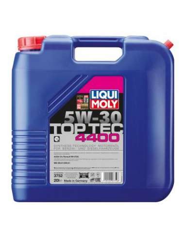 Aceite de motor Liqui Moly 3752 - LIQUI TOP TEC 4400 5W30 20L Top Tec 4400 5W-30