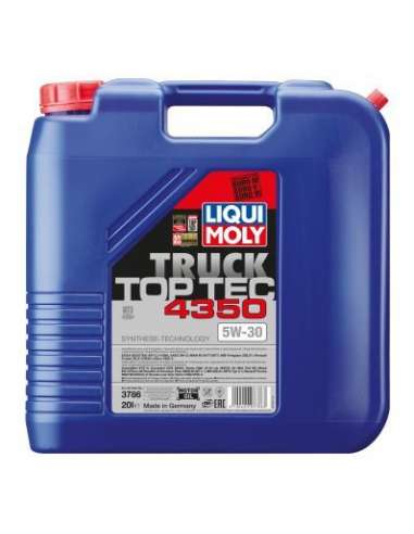 Aceite de motor Liqui Moly 3786 - LIQUI TOP TEC TRUCK 4350 5W30 Top Tec Truck 4350 5W-30