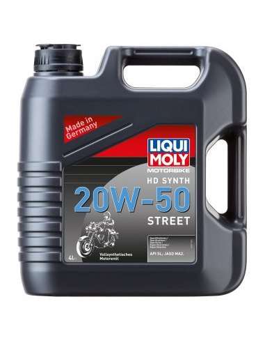 Aceite de motor Liqui Moly 3817 - LIQUI MOTORB.HD SYNT.20W50 STR Motorbike HD Synth 20W-50 Street